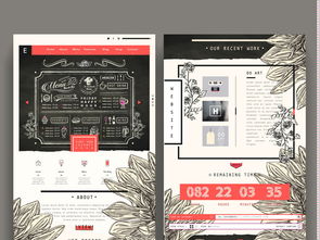 品牌形象策划与营销利器——高清食品饮品网页模板素材大全